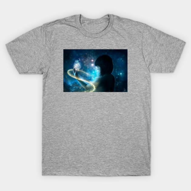 Child of the Universe T-Shirt by Phatpuppy Art